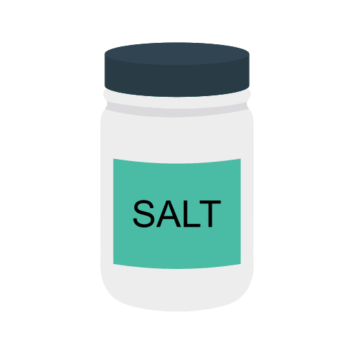 Salt condiment pepper cooking icon