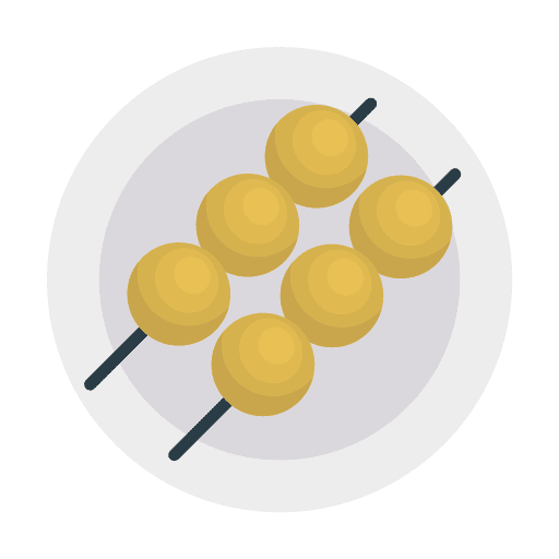 Skewer meat kebab grill icon