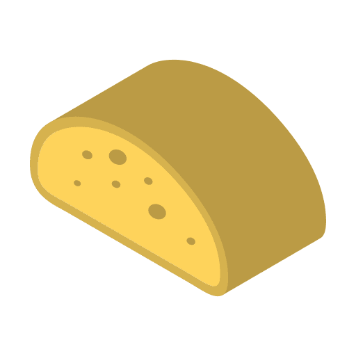 Bread breakfast meal toast icon