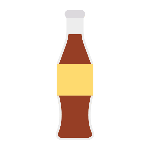 Soft drink bottle food and restaurant drink icon