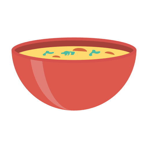 Soup food and restaurant soup hot food icon