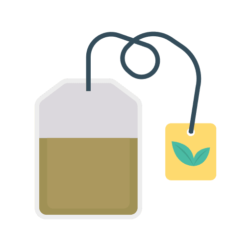 Tea bag tea bag tea herbs icon