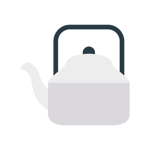 Teapot food and restaurant herbal tea drink icon
