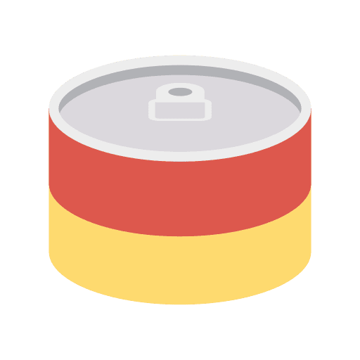 Canned food nutrition canned food container icon