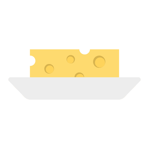 Cheese healthy food fattening food icon