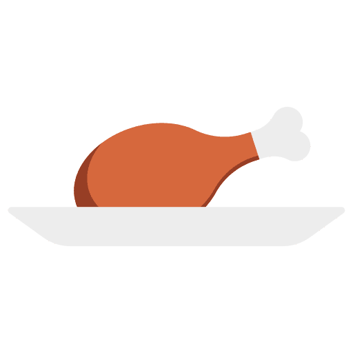 Chicken leg chicken chicken leg roast chicken icon