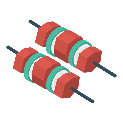 Barbecue grill food and restaurant food icon