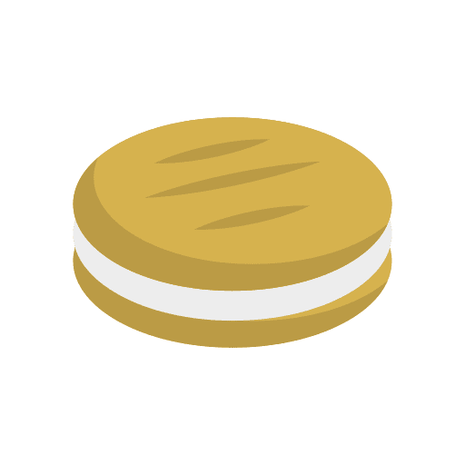 Cookie nutrition food and restaurant cookie icon