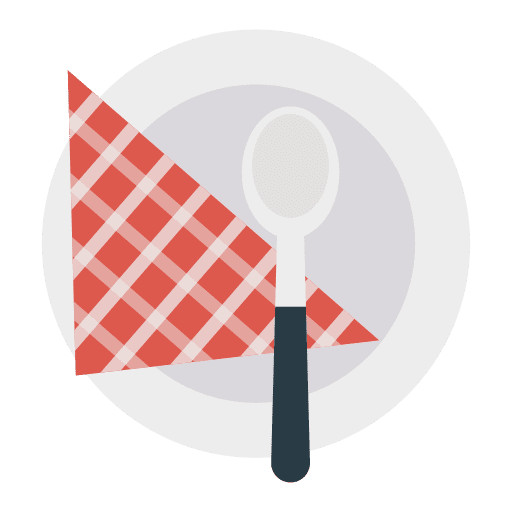 Dish dish food and restaurant fork icon