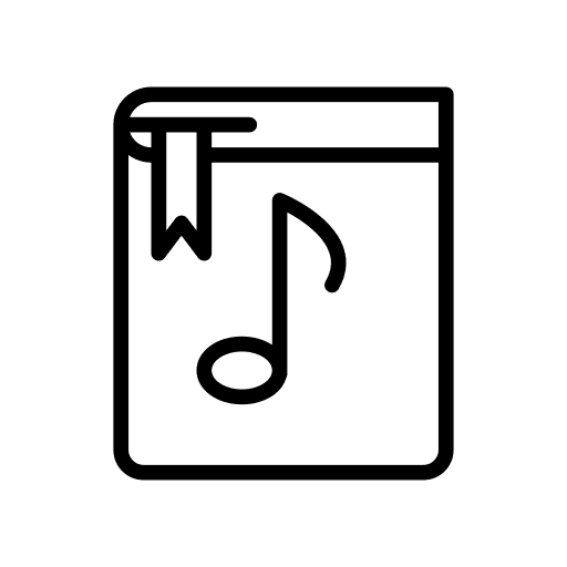 Gospel music music and multimedia choir icon