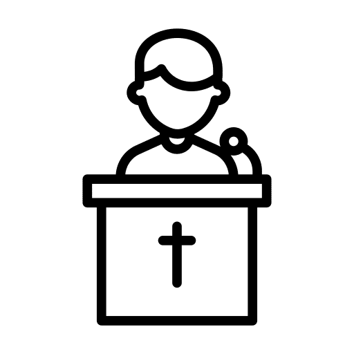 Pulpit mass pulpit cultures icon