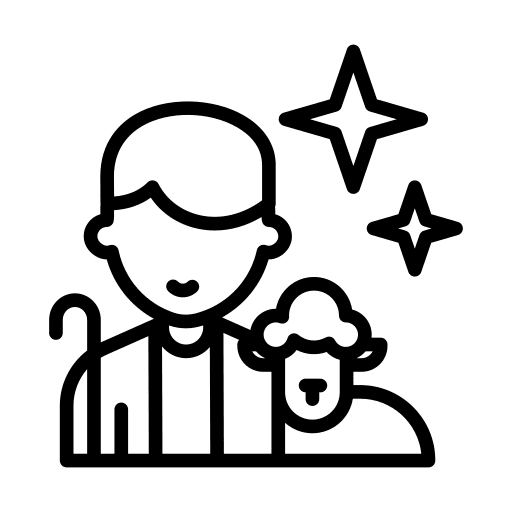 Shepherd job rural occupation icon