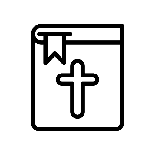 Bible religion protestant faith icon