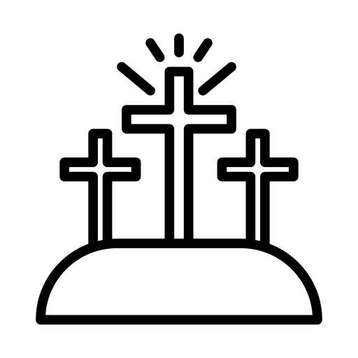 Golgotha protestant calvary catholic icon