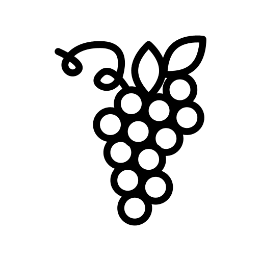 Grapes grapes food and restaurant food icon