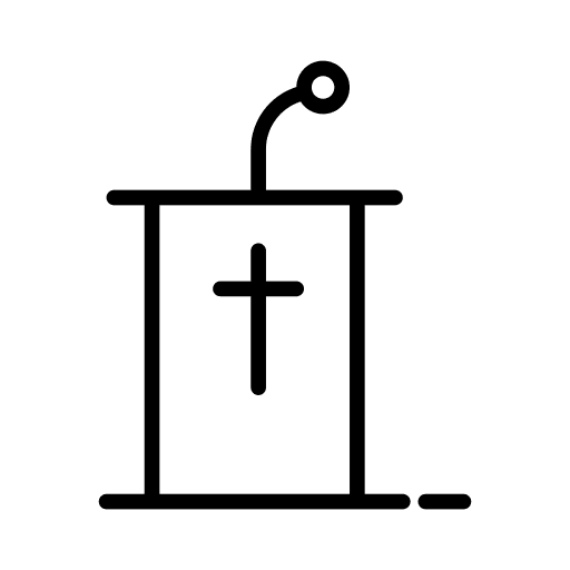 Pulpit cultures christianity pulpit icon