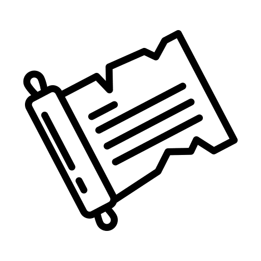 Scroll cultures scroll medieval icon