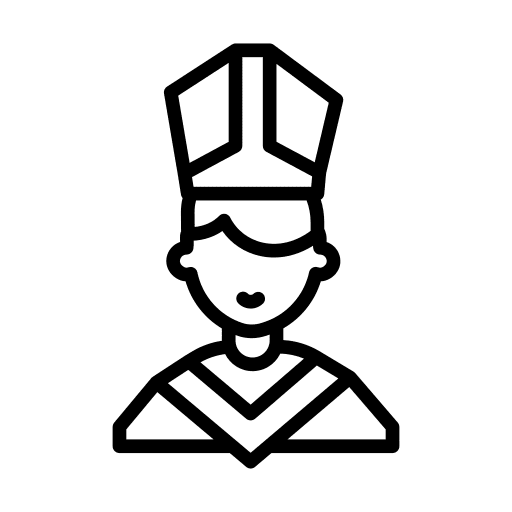 Pope cultures pope professions and jobs icon