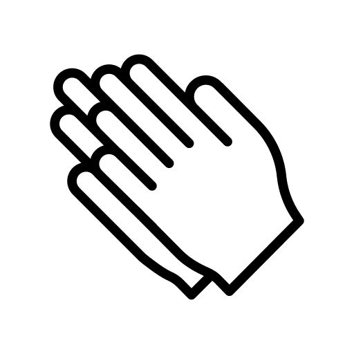 Praying praying hands and gestures religious icon