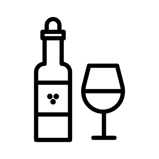 Wine wine bottle food alcohol icon