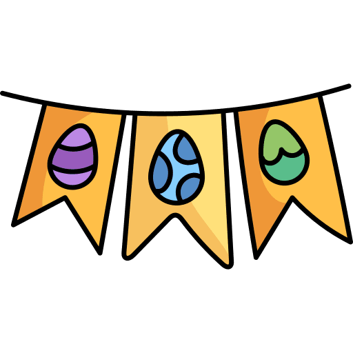 Garland birthday and party easter entertainment icon