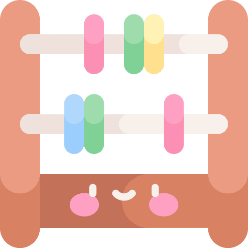 Abacus mathematic calculating math icon