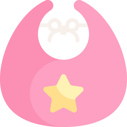 Bib baby bib star baby clothing icon