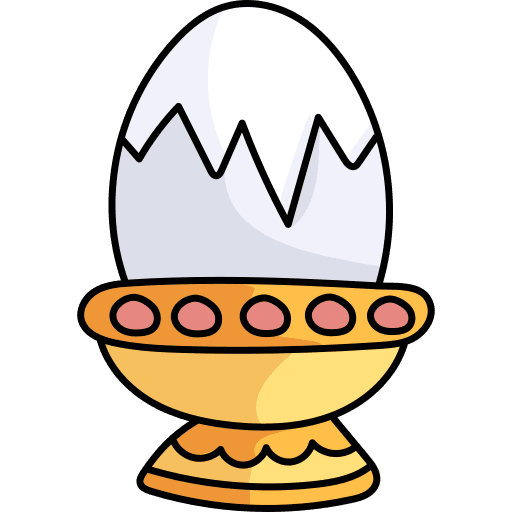 Boiled egg food and restaurant boiled egg boiled icon