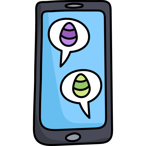 Greetings message contact easter egg icon