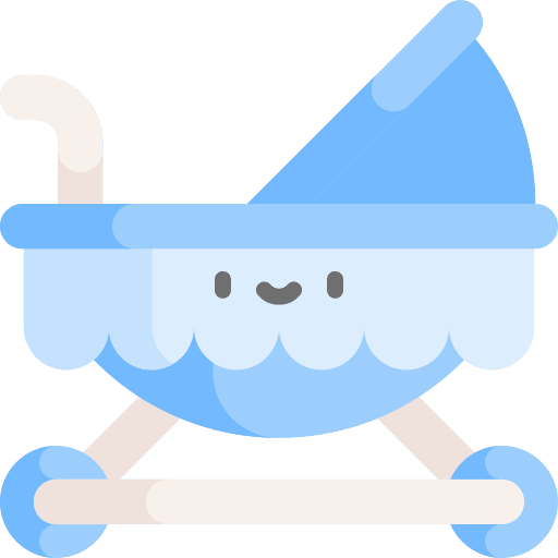 Stroller family children baby stroller icon Stroller family children baby stroller icon