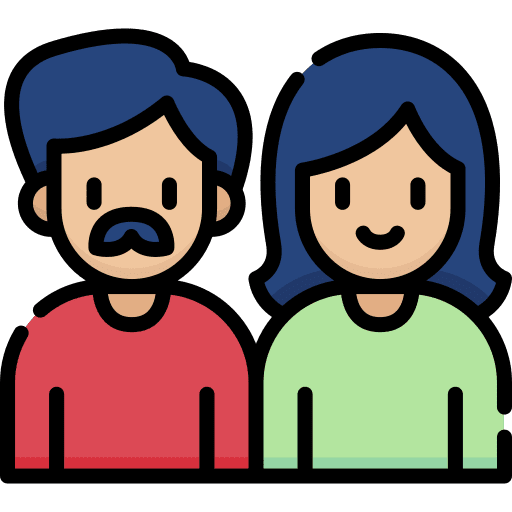 Parents people family mother icon