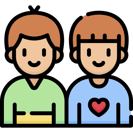 Brothers brothers boy people icon Brothers brothers boy people icon