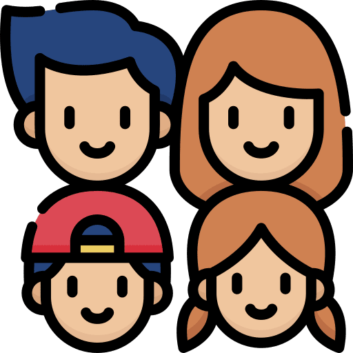 Family father family girl icon Family father family girl icon