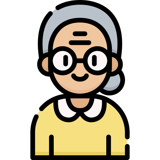 Grandmother old woman old avatar icon
