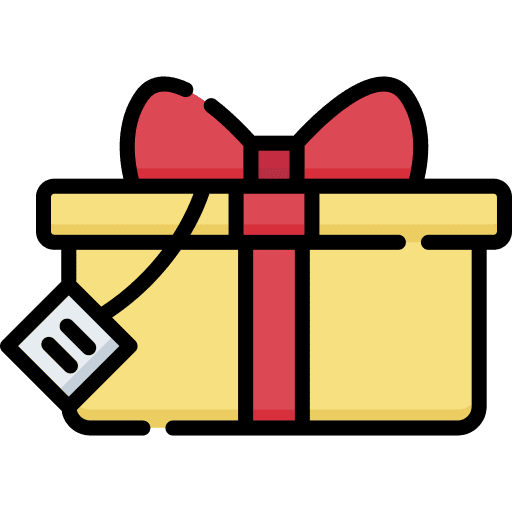 Present giftbox birthday and party love icon Present giftbox birthday and party love icon