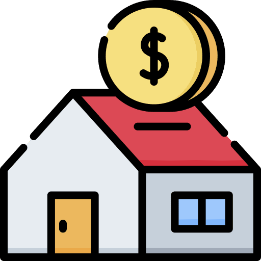 Saving house real estate miscellaneous icon Saving house real estate miscellaneous icon