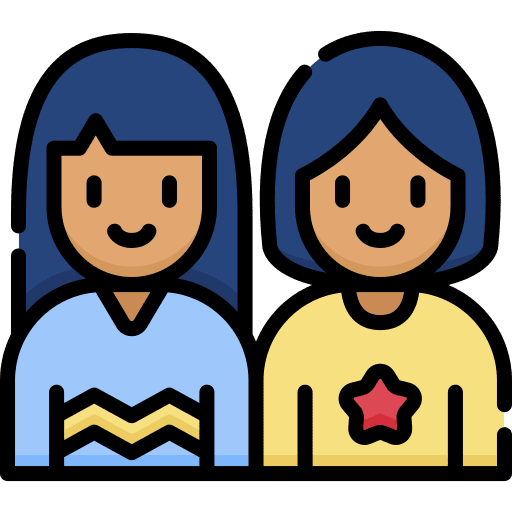 Sisters people family sisters icon Sisters people family sisters icon