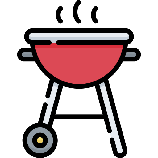 Barbecue food and restaurant birthday and party grill icon Barbecue food and restaurant birthday and party grill icon