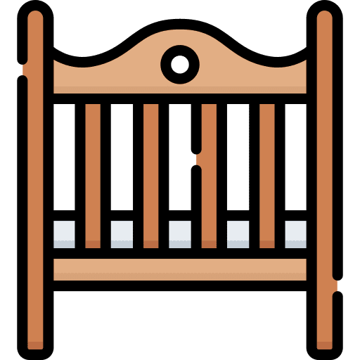 Cradle furnitures baby bed miscellaneous icon Cradle furnitures baby bed miscellaneous icon