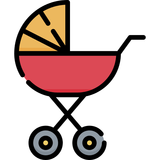 Stroller baby crib wheels baby buggy icon Stroller baby crib wheels baby buggy icon