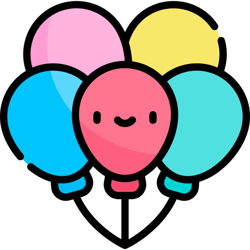 Balloons entertainment party celebration icon Balloons entertainment party celebration icon