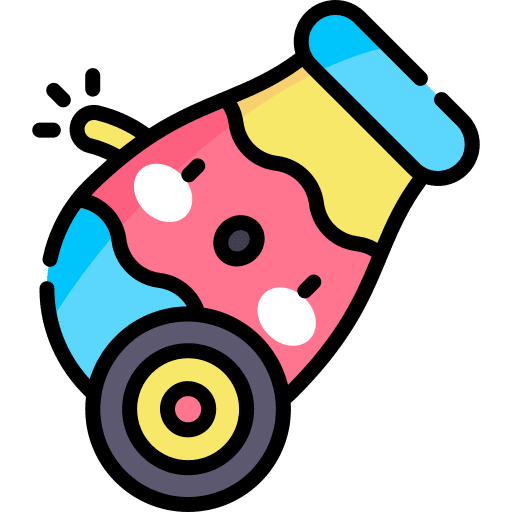 Cannon fuse fire entertainment icon Cannon fuse fire entertainment icon