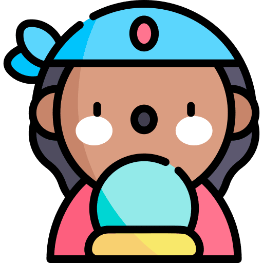 Fortune teller people witch entertainment icon Fortune teller people witch entertainment icon