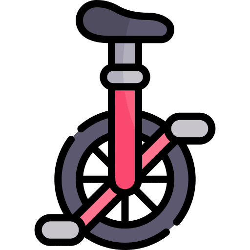 Monocycle circus transportation monocycle icon Monocycle circus transportation monocycle icon