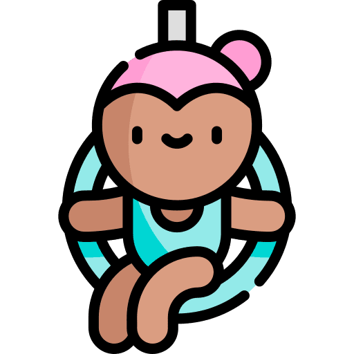 Trapeze artist animals show entertainment icon Trapeze artist animals show entertainment icon