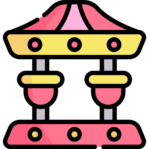 Carousel ride carousel amusement park icon Carousel ride carousel amusement park icon