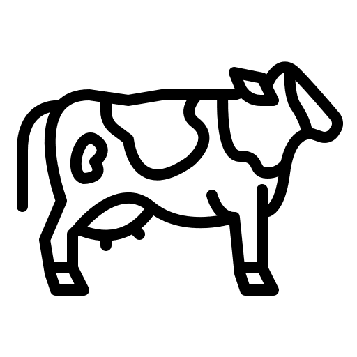 Cow cattle animals animal kingdom icon