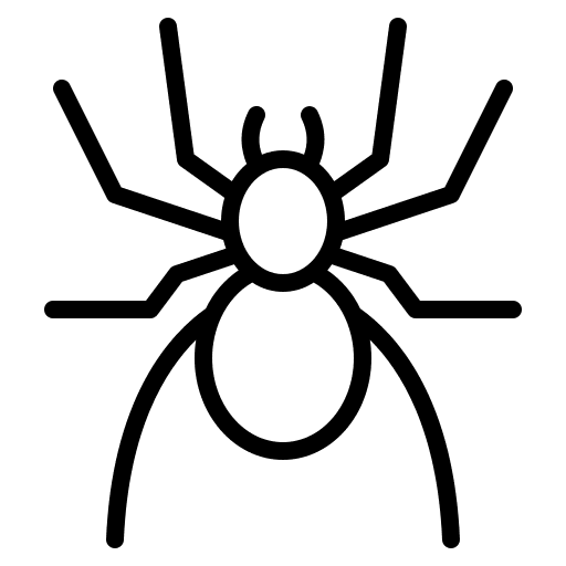 Spider zoo animal kingdom wild life icon