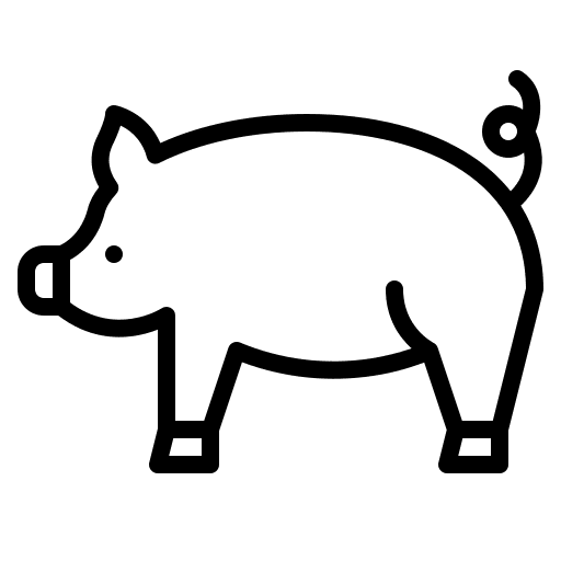 Pig zoo pig farm icon Pig zoo pig farm icon