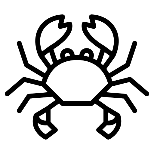 Crab nature animals crab icon Crab nature animals crab icon